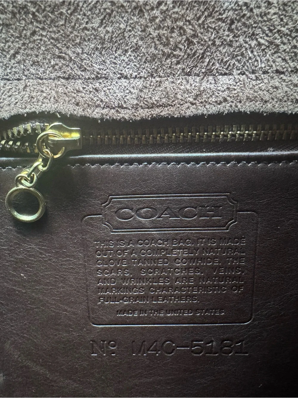 Coach classic dark